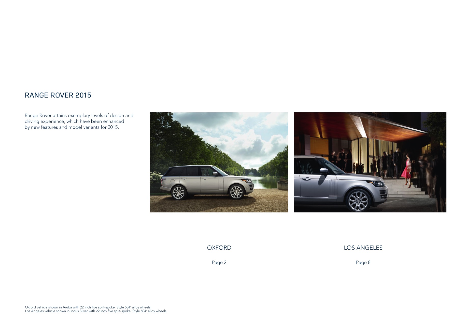 2015 Range Rover Brochure Page 56